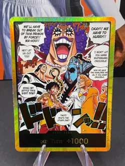 One Piece Gold Don!! Card OP16 English Luffy The Time of Battle Foil - Image 1
