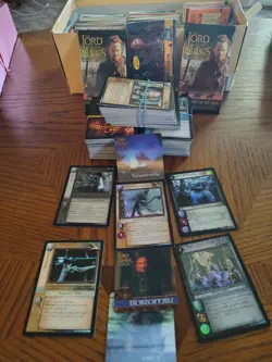 Lord of the Rings TCG Huge Lot Hundreds of Cards + Boxes Decipher LOTR - Image 1