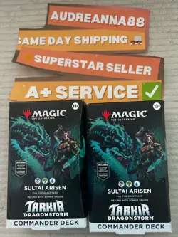 Magic the Gathering Tarkir Dragonstorm Commander Deck Sultai Arisen MTG TDC - Image 4