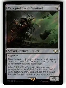 Canoptek Tomb Sentinel Surge Foil NM Universes Beyond: Warhammer 40,000 152 MTG - Image 1