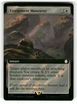 Entrapment Maneuver Extended Art Surge Foil LP Universes Beyond: Fallout 977 MTG - Image 1