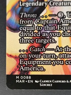 Captain America, First Avenger | Marvel MTG | M0088 Borderless Non Foil Magic - Image 2