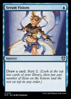 Serum Visions NM-Mint Commander: Outlaws of Thunder Junction MTG - Image 1