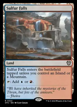 Sulfur Falls NM-Mint Commander: Outlaws of Thunder Junction MTG - Image 1