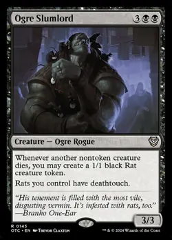 Ogre Slumlord NM-Mint Commander: Outlaws of Thunder Junction MTG - Image 1