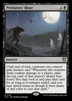 Predators' Hour NM-Mint Commander: Outlaws of Thunder Junction MTG - Image 1