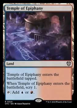 Temple of Epiphany NM-Mint Commander: Outlaws of Thunder Junction MTG - Image 1