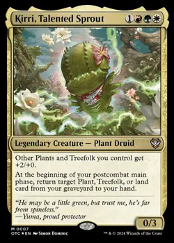 Kirri, Talented Sprout - Foil NM-Mint Commander: Outlaws of Thunder Junction MTG - Image 1