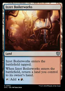 Izzet Boilerworks NM-Mint Commander: Outlaws of Thunder Junction MTG - Image 1