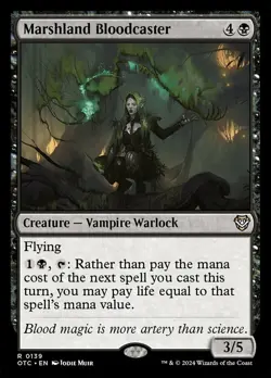 Marshland Bloodcaster NM-Mint Commander: Outlaws of Thunder Junction MTG - Image 1