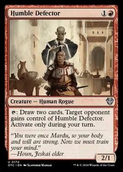 Humble Defector NM-Mint Commander: Outlaws of Thunder Junction MTG - Image 1