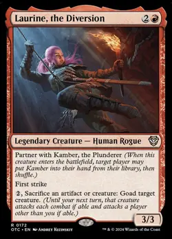 Laurine, the Diversion NM-Mint Commander: Outlaws of Thunder Junction MTG - Image 1