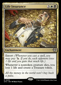 Life Insurance NM-Mint Commander: Outlaws of Thunder Junction MTG - Image 1