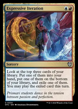 Expressive Iteration NM-Mint Commander: Outlaws of Thunder Junction MTG - Image 1