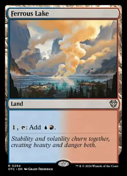 Ferrous Lake NM-Mint Commander: Outlaws of Thunder Junction MTG - Image 1