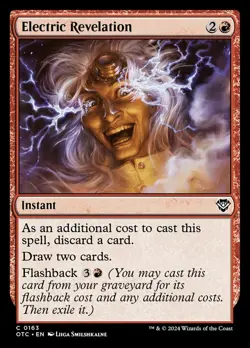 Electric Revelation NM-Mint Commander: Outlaws of Thunder Junction MTG - Image 1