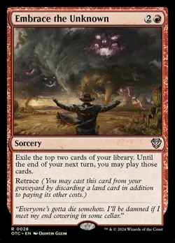 Embrace the Unknown NM-Mint Commander: Outlaws of Thunder Junction MTG - Image 1