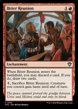 Bitter Reunion NM-Mint Commander: Outlaws of Thunder Junction MTG - Image 1