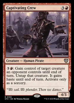 Captivating Crew NM-Mint Commander: Outlaws of Thunder Junction MTG - Image 1