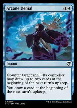 Arcane Denial NM-Mint Commander: Outlaws of Thunder Junction MTG - Image 1