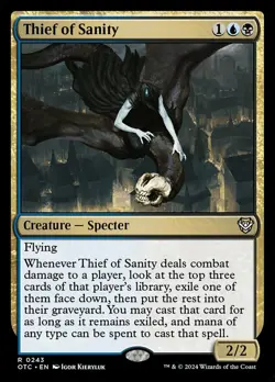 Thief of Sanity NM-Mint Commander: Outlaws of Thunder Junction MTG - Image 1
