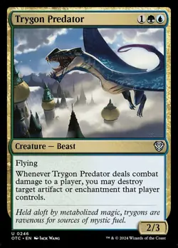 Trygon Predator NM-Mint Commander: Outlaws of Thunder Junction MTG - Image 1