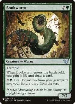 MTG Bookwurm ** The List ** English (NM) - Image 1