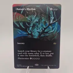 Nature's Rhythm (Borderless) 349 Regular Tarkir: Dragonstorm MTG LP - Image 1