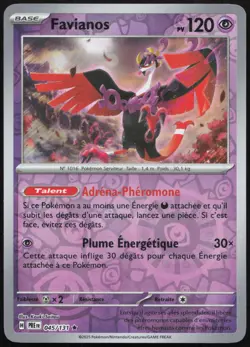 Pokemon Card Favianos 045/131 Reverse Prismatic Evolutions FR - Image 1