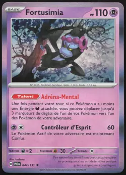 Pokemon Card Fortusimia 044/131 Holo Prismatic Evolutions French - Image 1