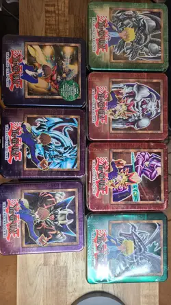 2002 Yu-Gi-Oh 6 Tin Set Sealed - Image 1