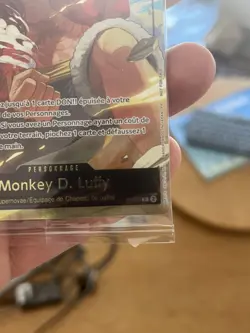 CARTE ONE PIECE -P-075 MONKEY.D.LUFFY JAPAN EXPO 2026 PROMO GOLD FOIL FR - Image 5