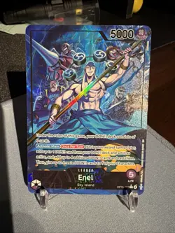 One Piece OP15 Enel Leader* OP15-058 Alt ART Foil Adventure On Kami's Island - Image 1