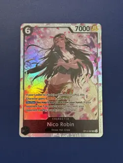One Piece Nico Robin OP12-087 Legacy Master Character SR Holo 7000 Morechand - Image 1