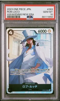 2023 One Piece Japanese ROB LUCCI Awakening Of The New Era OP05 #093 PSA 10 - Image 1