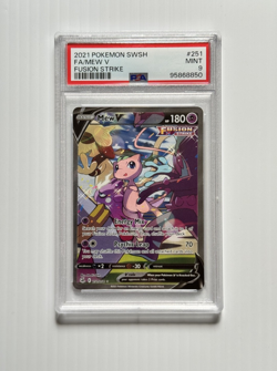 Mew V 251/264 Full Art - 2021 S&S Fusion Strike PSA 9 Graded Pokemon Card - Image 4