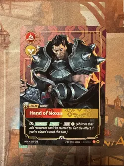 Riftbound METAL Card – Darius Hand Of Noxus- Prize Wall Exclusive - Image 1