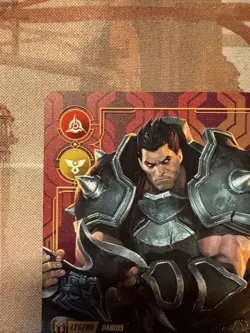 Riftbound METAL Card – Darius Hand Of Noxus- Prize Wall Exclusive - Image 2
