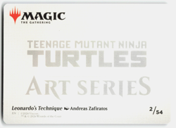 Leonardo's Technique Art Card 2 ASTMT Magic: The Gathering S NM - Image 2