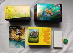 MTG Final Fantasy Chocobo Bundle Empty Box & Life Counter No Cards - Image 1