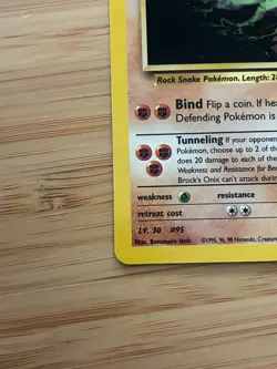 Brock's Onix (Rare) - 21/132 - Gym Heroes - Pokemon MP English onyx - Image 5