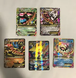 Pokemon TCG XY 5-Card Lot English Holo Mega EX: M Venusaur Lucario +3 (MP-HP) - Image 1