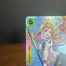 Bandai One Piece Card Game Nami SR* Special Holo 6000 Power Cost 5 EB03-053 - Image 3