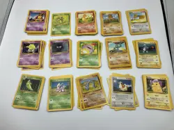 Vintage Pokemon Base Set WOTC Lot 856 Cards - No Holos - Image 2