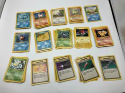 Vintage Pokemon Base Set WOTC Lot 856 Cards - No Holos - Image 3
