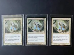 3 x PALADIN EN-VEC Cards from Exodus Expansion of Magic the Gathering MTG - Image 1