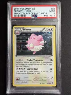 Holo Foil Blissey # 81/119 Cosmos Legacy Promo Set Pokemon Cards PSA 9 MINT - Image 1