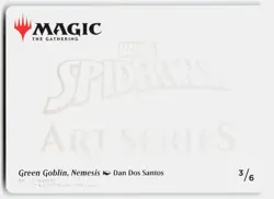 Spidey's Sensational Show Down Art Card Series (6) Full Set ASSPM MTG Near Mint - Image 4