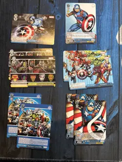 Lot of 100+ Weiss Schwarz Marvel Bulk Trading Cards Japanese 1 Holo Blackwidow - Image 4