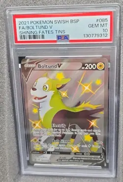 POKEMON CARD BOLTUND V 85 BLACK STAR PROMO #85 GRADED PSA 10 GEM MINT 085 #085 - Image 2